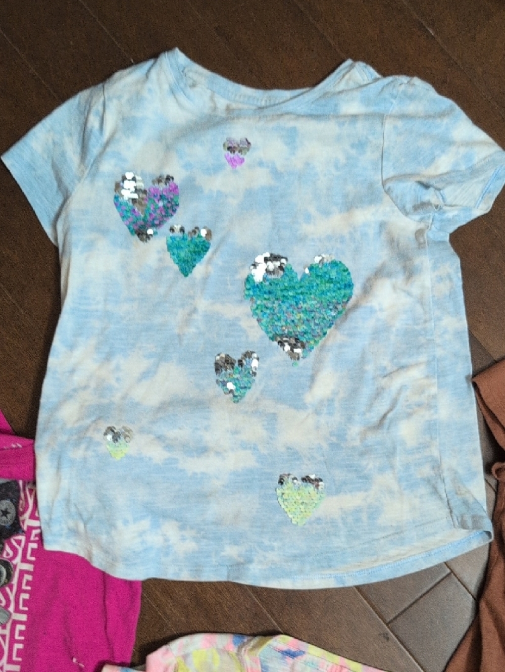 Tie-Dye Butterfly Tee with Front Tie — Multicolor5 Girls Size 10/12 Bundle Deal - Picture 5 of 6
